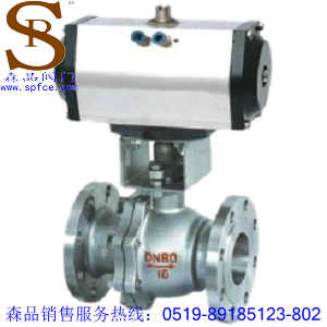 Q641F-16C氣動球閥、氣動碳鋼球閥SPQ6、碳鋼球閥SPQ641F-16C